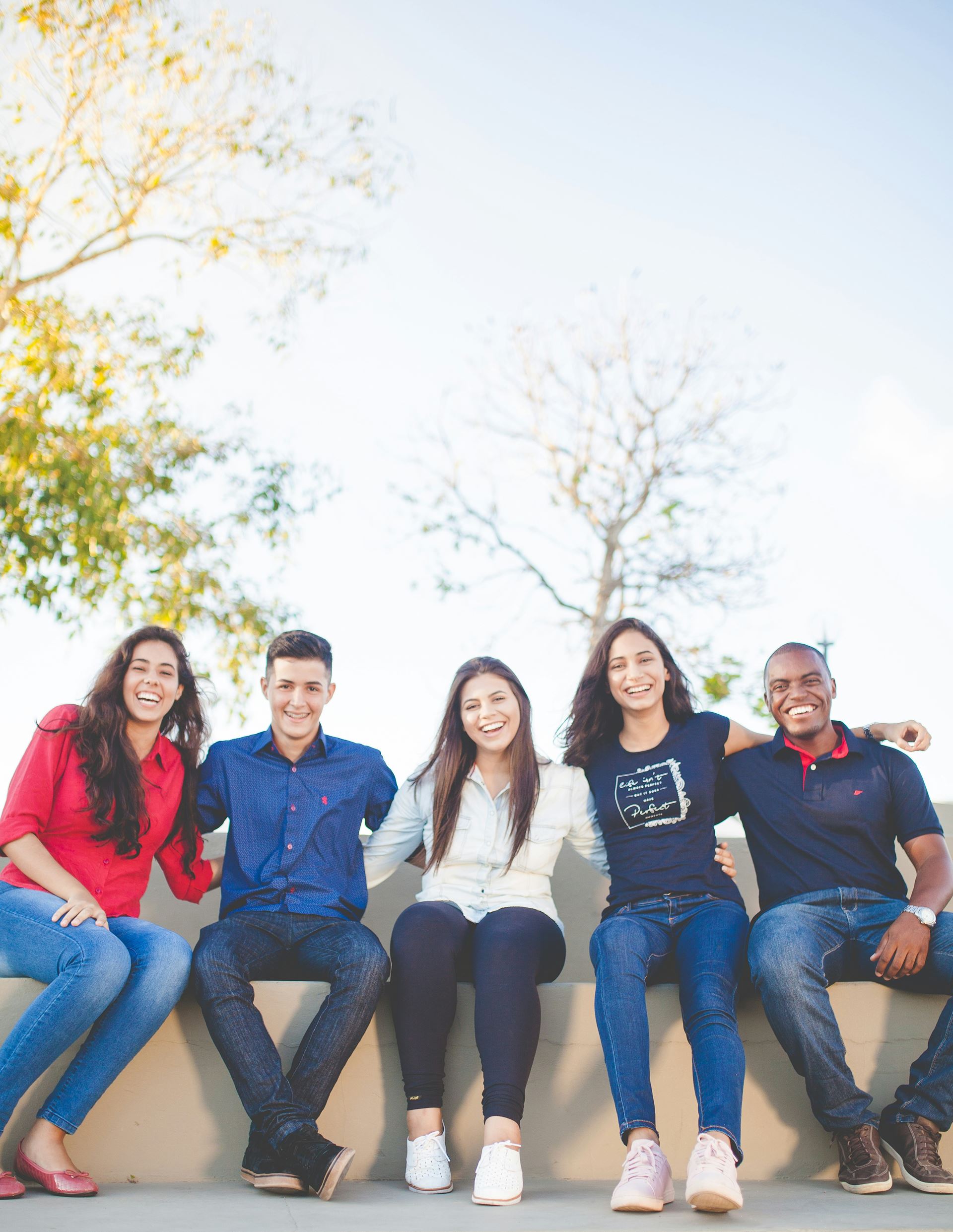 photo of people smiling