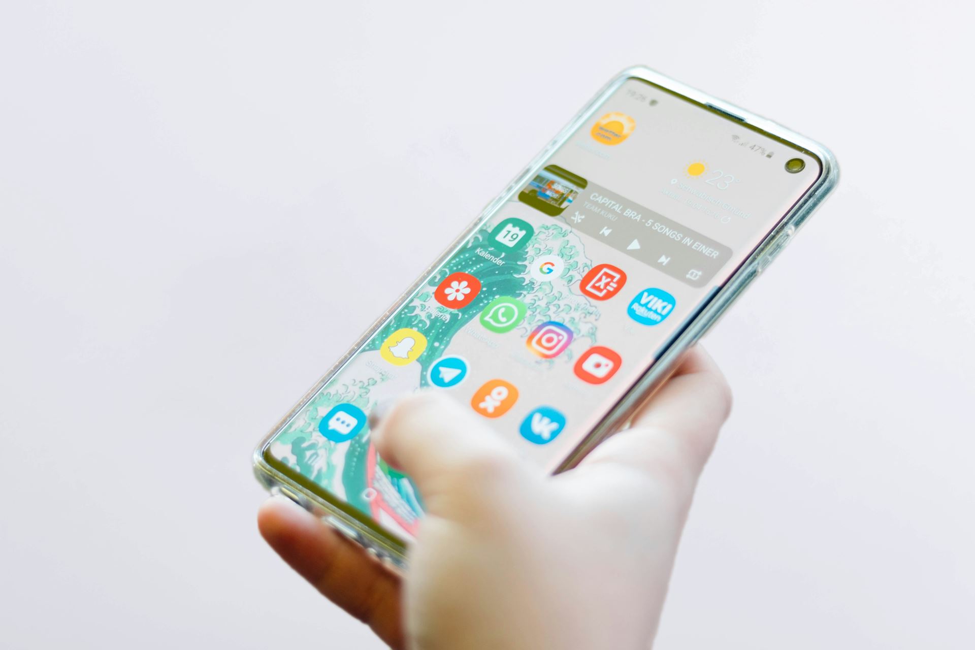 photo of a phone
