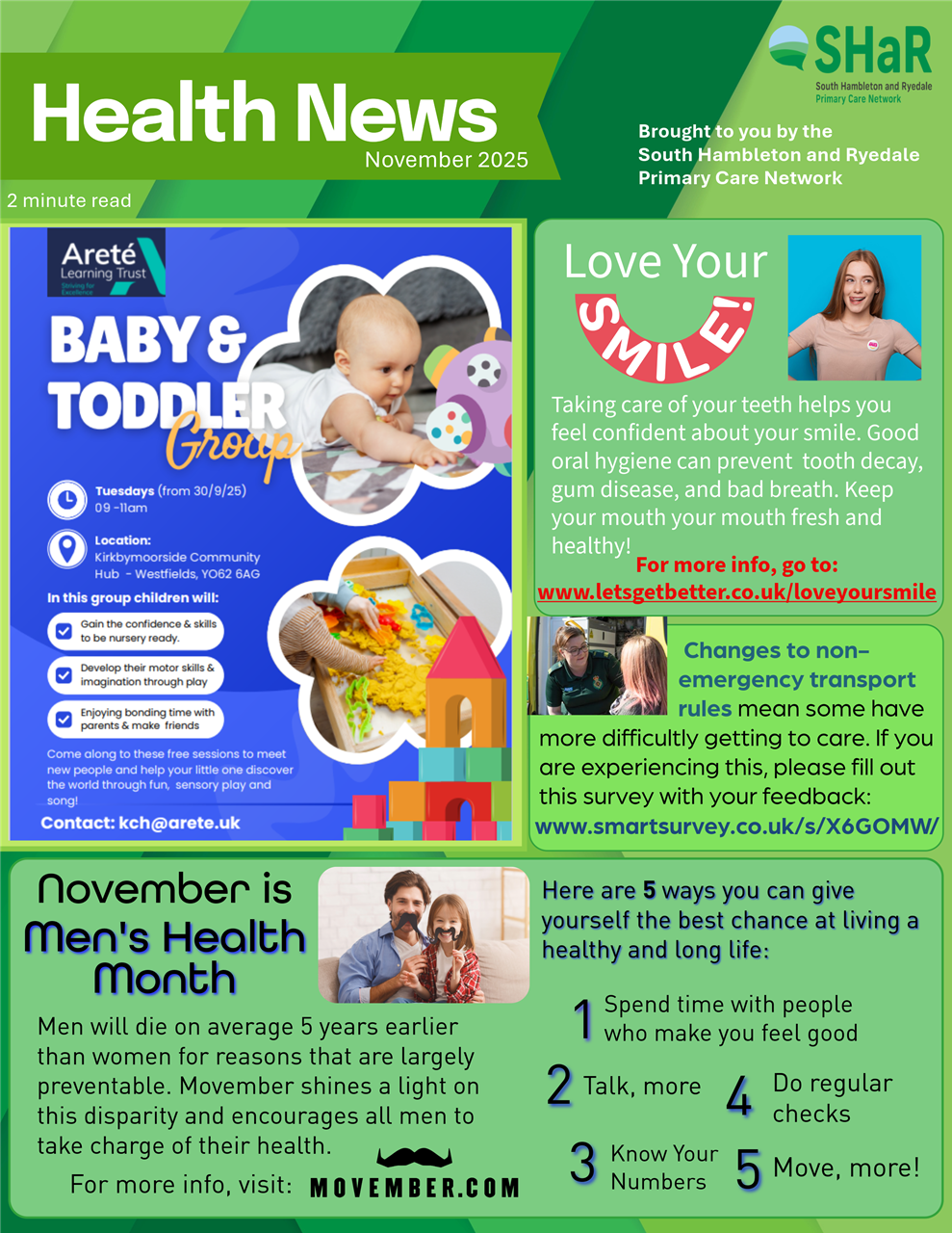On Your Doorstep Insert for November edition